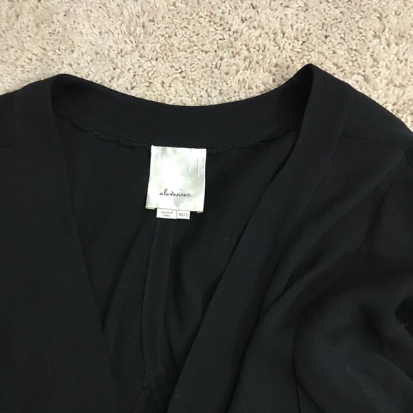 Anthropologie Elevenses black jacket size XS/S - Picture 4 of 5